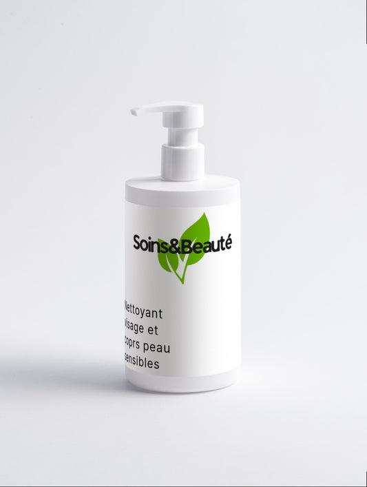 Nettoyant visage et corps pour peaux sensibles 390 ml